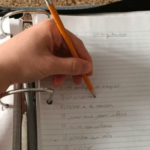 left handed writing problem